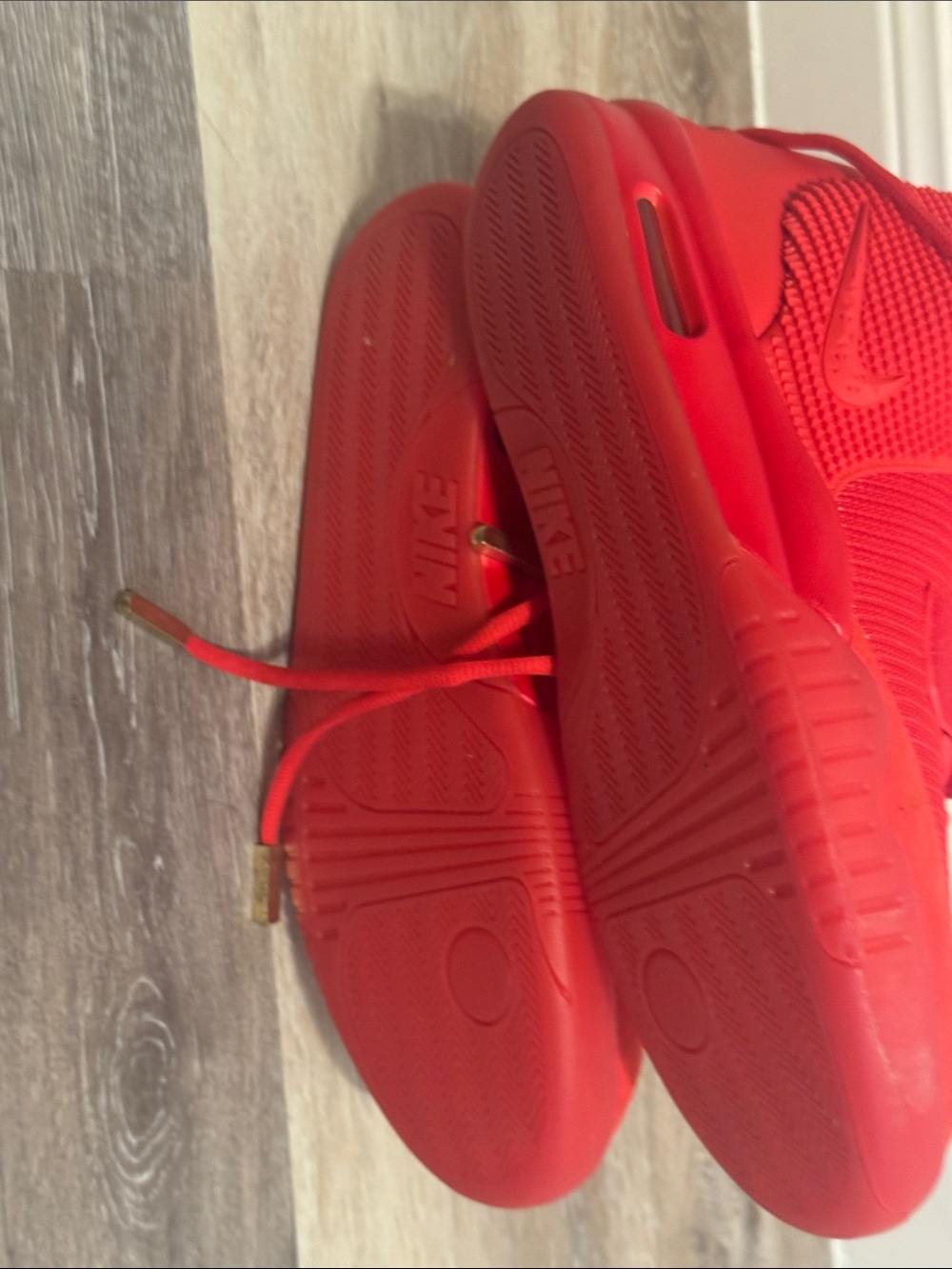 Red October Bright Red High-Top Sneakers